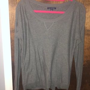 American Eagle light gray sweater